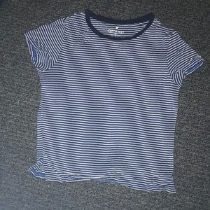 Stripped American eagle t shirt